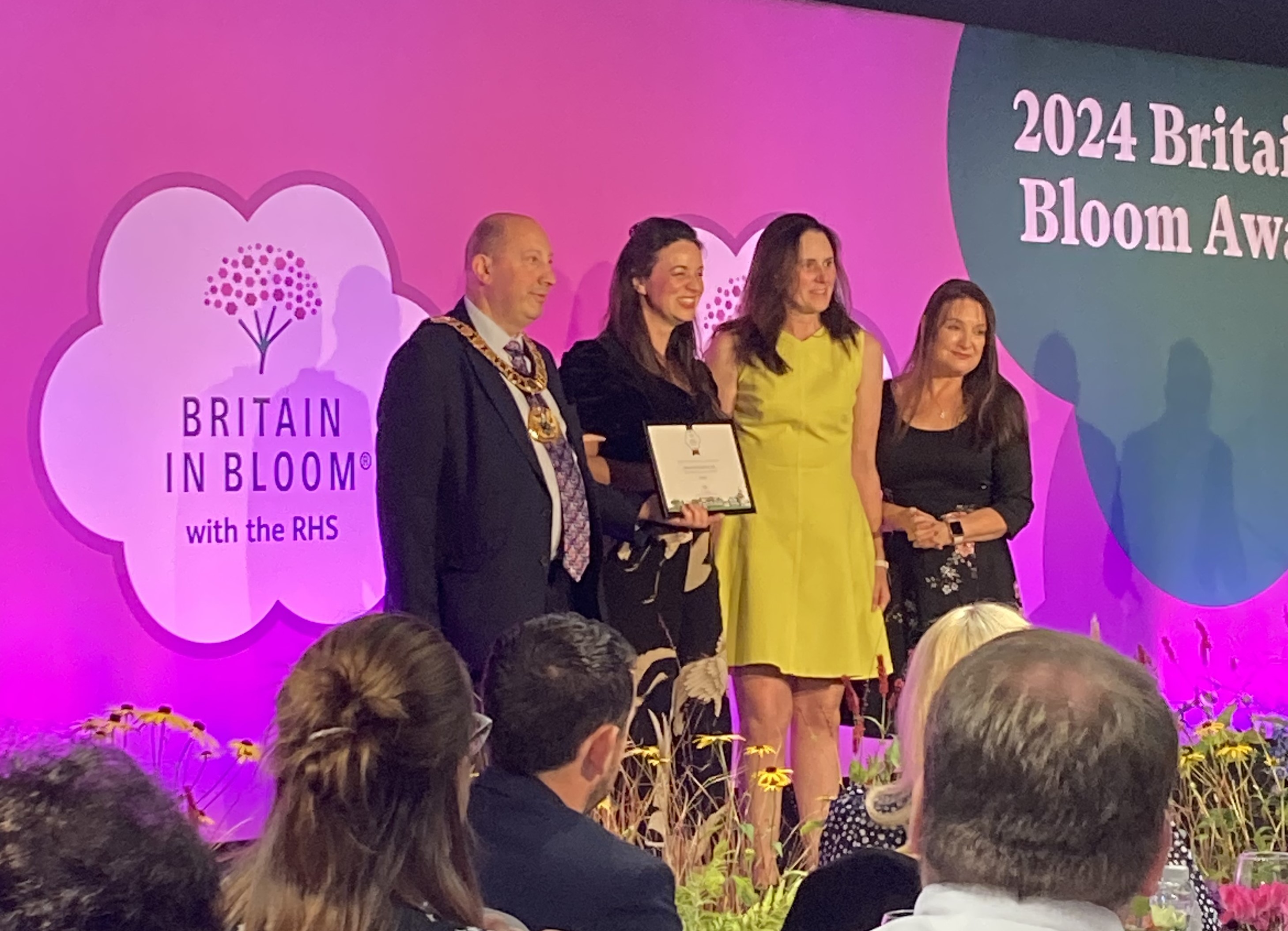 Britain in bloom awards presentation stage