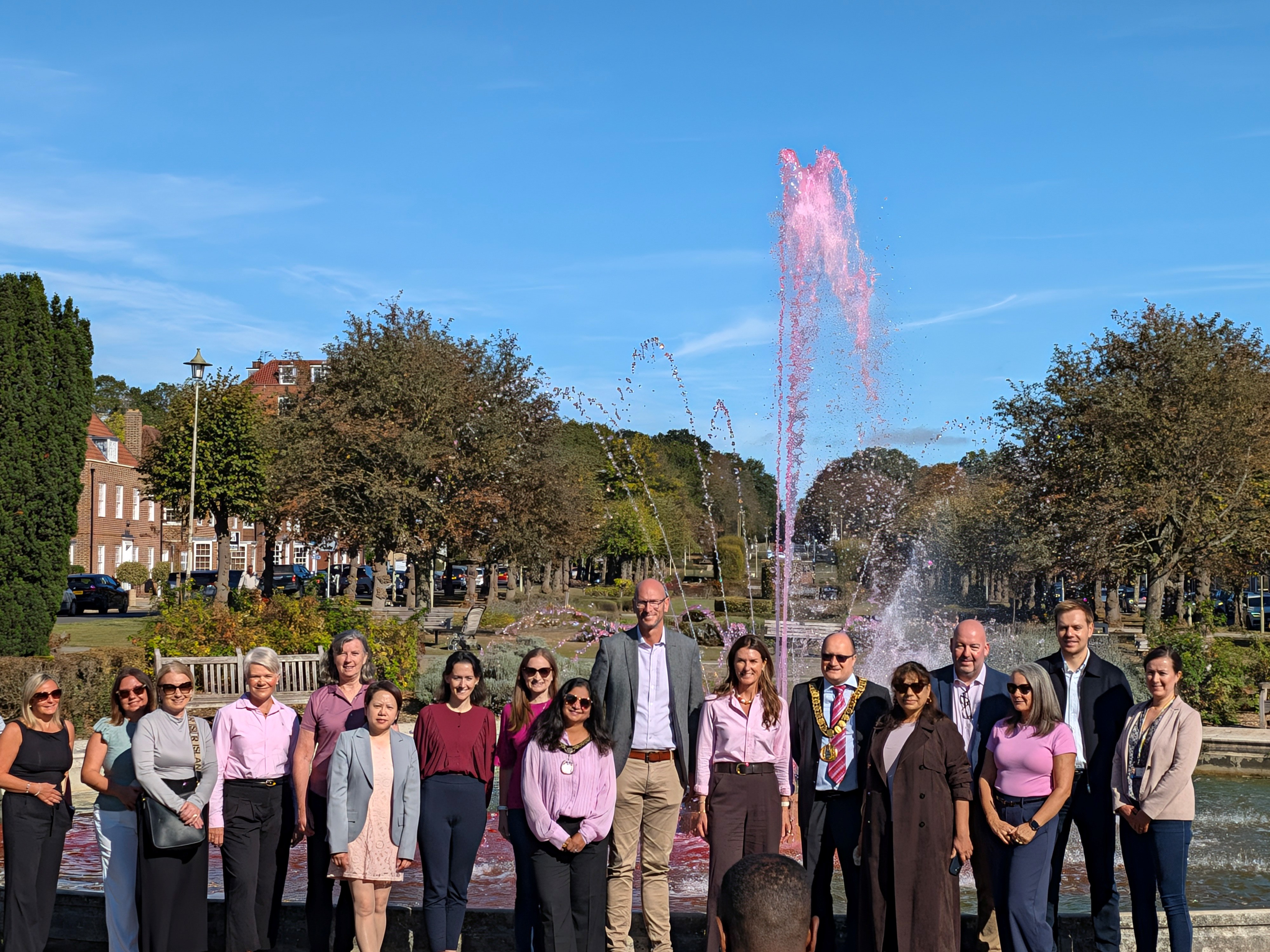 Pink fountain WGC 2026