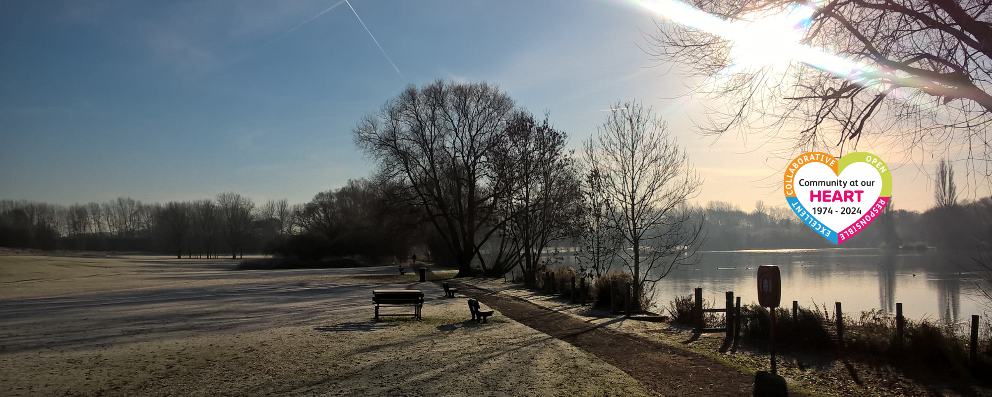 Image of frosty Stanborough Lakes