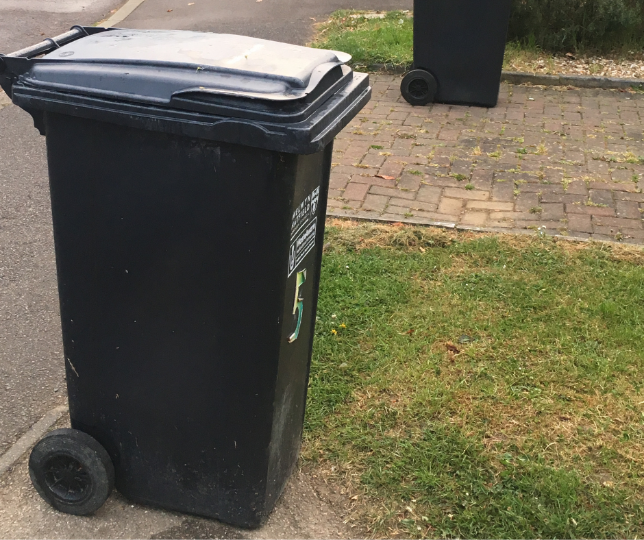 black bin
