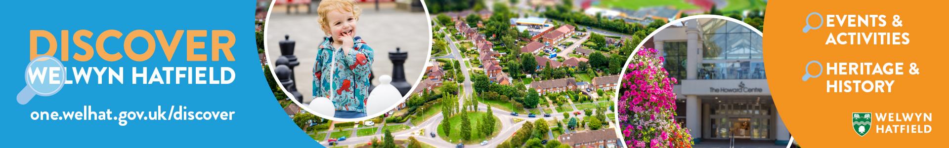 discover welwyn hatfield banner