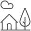 Icon: Housing, homelessness and garages